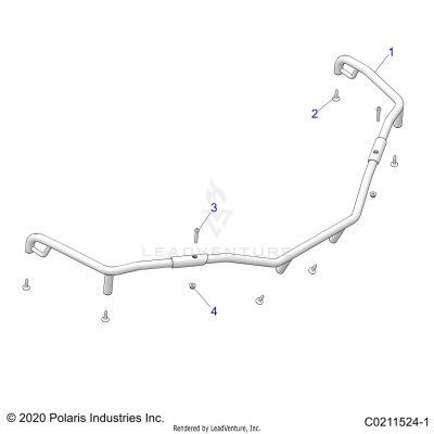 BODY, FRONT, RACK EXTENDER - A25SJE57CP/EP (C0211524-1)
