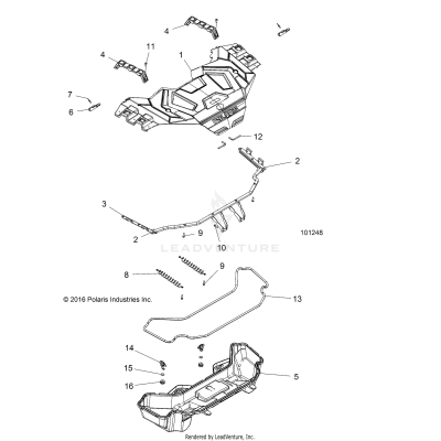 BODY, FRONT RACK - A19SXE95FR (101248)