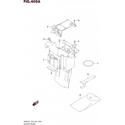 BATTERY HOLDER (SFV650L5 E03)