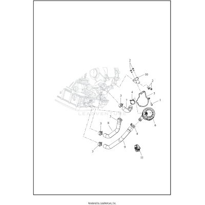COOLANT PUMP AND HOSES
