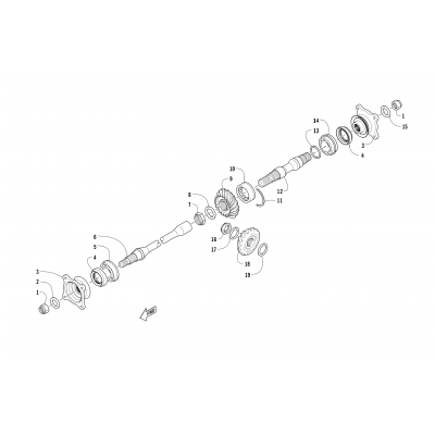 SECONDARY DRIVE ASSEMBLY