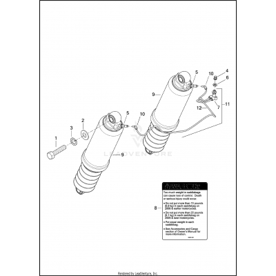 SHOCK ABSORBERS, REAR & AIR SUSPENSION SYSTEM