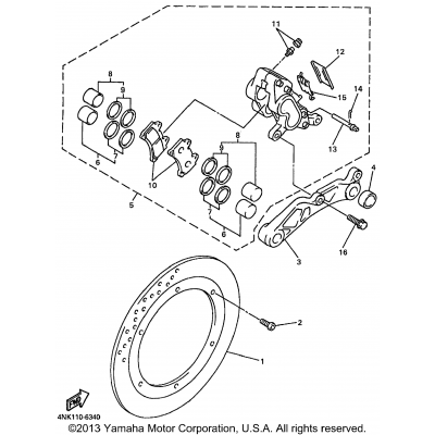 Rear Brake Caliper