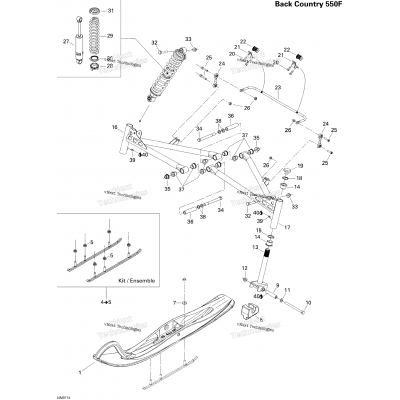 Front Suspension And Ski