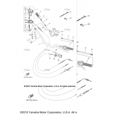 Steering Handle Cable