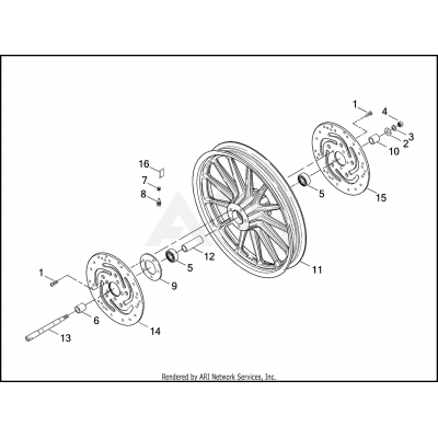 FRONT WHEEL - CAST