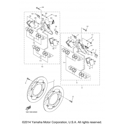 Front Brake Caliper