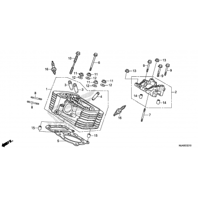 REAR CYLINDER HEAD