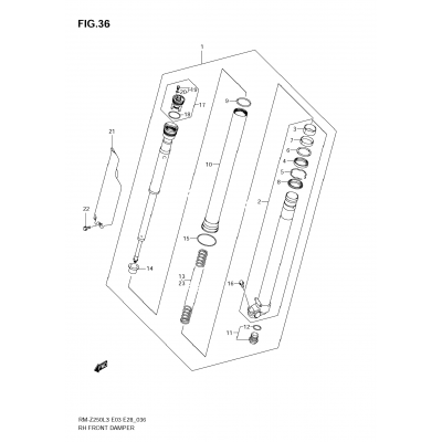 RH FRONT DAMPER