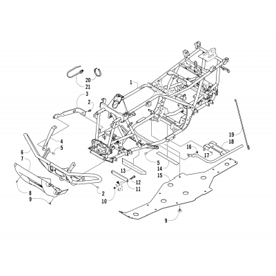 FRAME AND RELATED PARTS