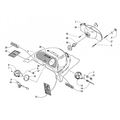 HEADLIGHT AND INSTRUMENT POD