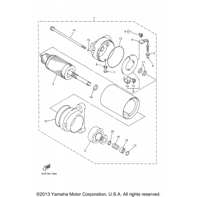 Alternate Starter Motor