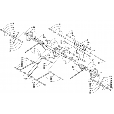 REAR SUSPENSION REAR ARM ASSEMBLY