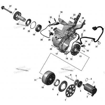 Rotax - Magneto And Electric Starter - Ltd Cab