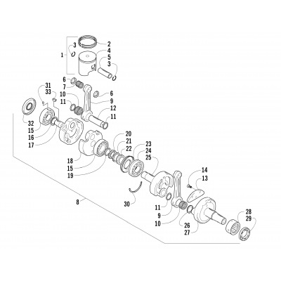 PISTON AND CRANKSHAFT