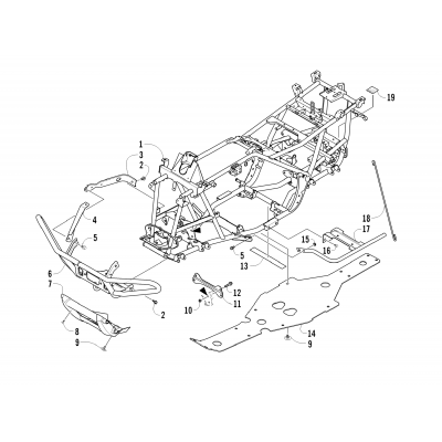 FRAME AND RELATED PARTS