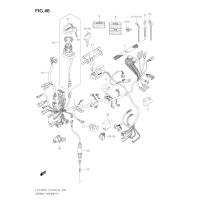 WIRING HARNESS (LT-F400FL1 E28)