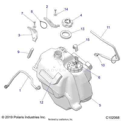 BODY, FUEL TANK ASM. - A19SEP57C1/SES57C1/2/5/K/E1/E2/E5/EK/SET57C1/2/E1/E2/SEF57C2 [C102068]