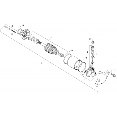 STARTER MOTOR ASSEMBLY