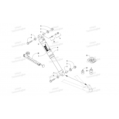 FRONT SUSPENSION SHOCK ABSORBER