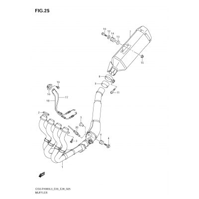 MUFFLER (GSX-R1000L3 E03)