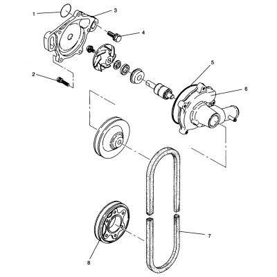 Water Pump Xlt Rmk 0960956, Xlt Sks 0960556 & European Xlt Sks