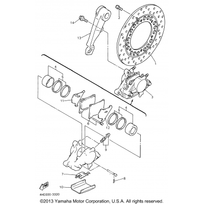 Rear Brake Caliper