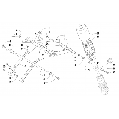 REAR SUSPENSION FRONT ARM ASSEMBLY