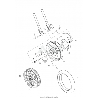 WHEELS, FRONT