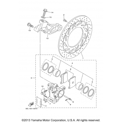 Rear Brake Caliper