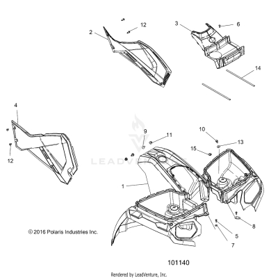 BODY, FRONT CAB and SIDE PANELS - A19SWS57C1/C2/E1/E2  (101140)