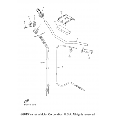 Steering Handle Cable