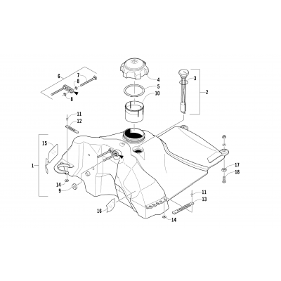 GAS TANK ASSEMBLY