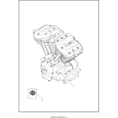 ENGINE ASSEMBLY - MILWAUKEE-EIGHT® 117 ENGINE