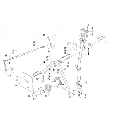 STEERING POST ASSEMBLY