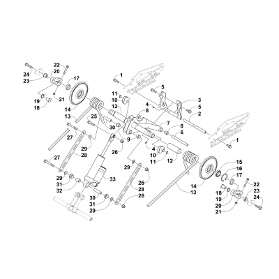 REAR SUSPENSION REAR ARM ASSEMBLY