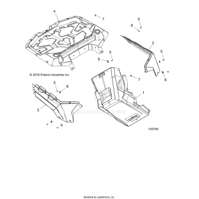 BODY, REAR BOX AND FENDERS - A17HAA15N7 (100795)