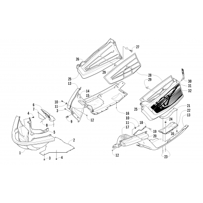 BELLY PAN AND FRONT BUMPER ASSEMBLY