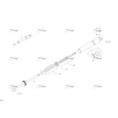 Front Shocks - 800 E-Tec