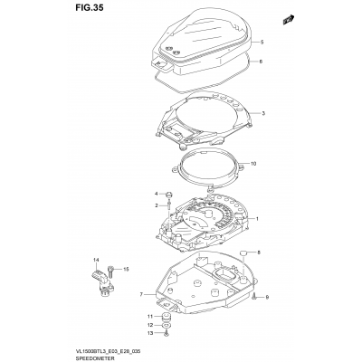 SPEEDOMETER (VL1500BTL3 E03)