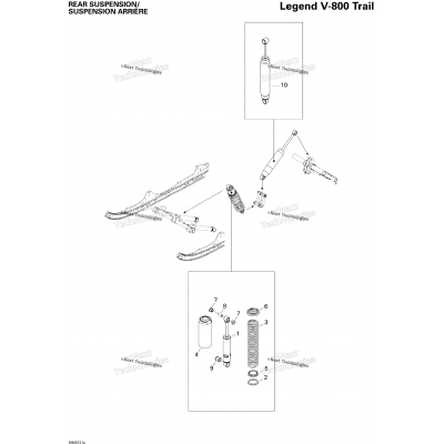 Rear Suspension Shocks Trail