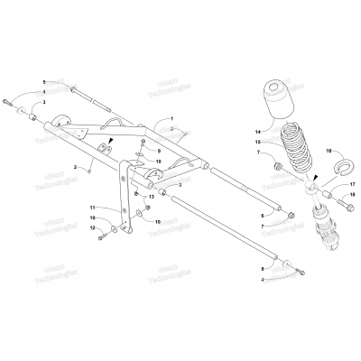 REAR SUSPENSION FRONT ARM ASSEMBLY