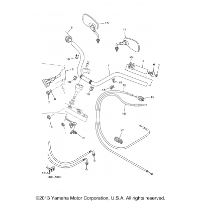 Steering Handle Cable