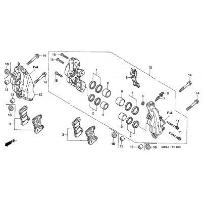 FRONT BRAKE CALIPER