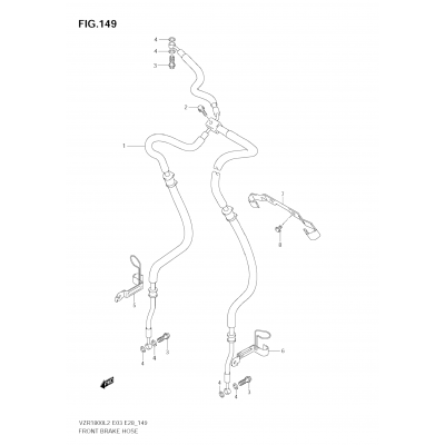 FRONT BRAKE HOSE