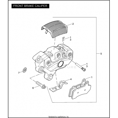 FRONT BRAKE CALIPER