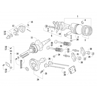 PISTON AND CRANKSHAFT