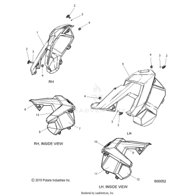 BODY, SIDE PANELS - S19EGK8PS ALL OPTIONS (600052)