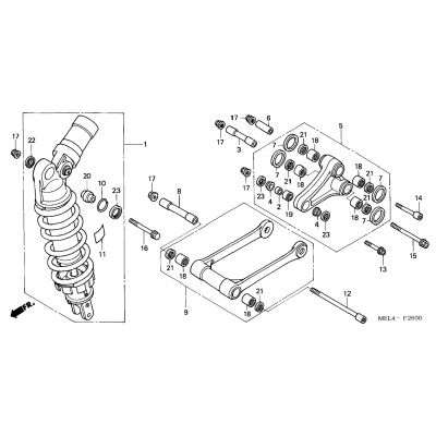 REAR SHOCK ABSORBER