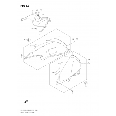 FUEL TANK COVER